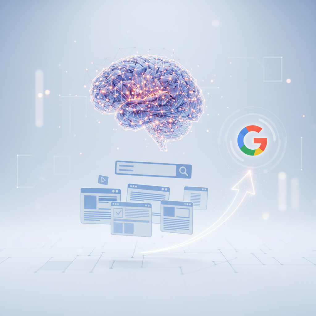 אסטרטגיית קידום אתר בגוגל עם AI